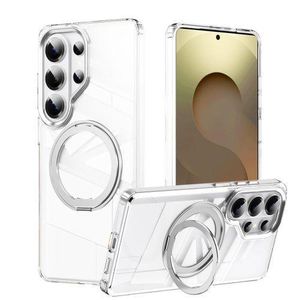 MagSafe Magnetic Clear Case for Samsung Galaxy S26 Ultra – Slim Transparent Shockproof Phone Cover with Built-in Magnetic Ring, Wireless Charging Compatible Protective Case