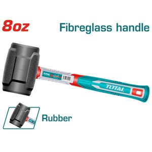 TOTAL Rubber Hammer 8oz (THRUH6808)