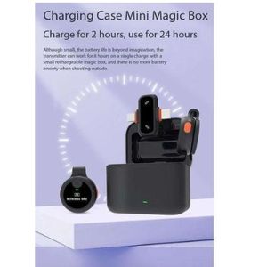 J33 AI Powered Longer Hours Time Long Range Coverage, Noise Cancellation, 3 In 1 Wireless Lavalier Microphone For IPhone, Android Users (1pc, Black)
