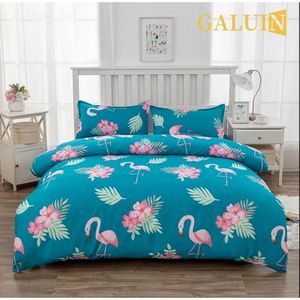 GALUIN otton Grinding Bed Four-Piece Duvet Cover Sheet Pillowcase This bedding set features a soft, brushed fabric, suitable for home, school, and dormitory use. 200*230 cm, four-piece set.