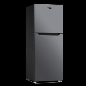VON 125L Double Door Refrigerator with Top Freezer