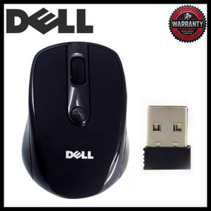 DELL Wireless 2000 DPI Optical Mouse Mice 2.4GHz Cordless USB Nano Receiver Ergonomic Lightweight for Laptop Computer Desktop PC Plug and Play High Precision Compatible Windows macOS Linux