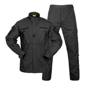 Outdoor  Airsoft Paintball Style Uniform Special Design- Black