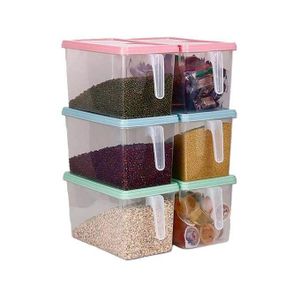 Adix 5L Fridge & Cereal  Clear  Transparent  Storage Container with Handle 