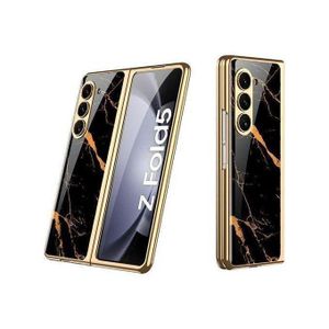 Marble Case for Samsung Galaxy Z Fold 5 – Stylish Shockproof Case with Built-in Screen Protector