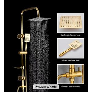 Luxury Stainless Steel Shower Set Has High Rust Resistance And Service Life. Providing A Luxurious, Drenching Flow That Is Both Powerful And Relaxing. Redefine Your Spa Experience