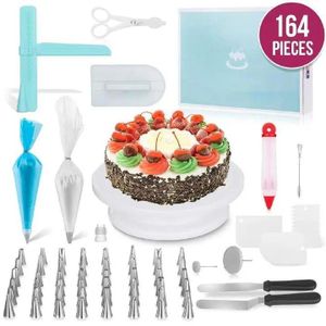 164 PCS Cake Decor Cake Kit Cake Decorating Stand Tools Kitchenware Bake Ware Kitchen Ware Kitchen Items Kitchen Tools