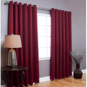 3 pc plain curtains