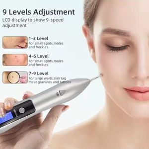 9 levels Laser Plasma Wart Mole Skin Tag Removal  pen