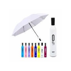 2 pieces Compact Bottle Casing Umbrella - Portable, Leak-Proof, Windproof Folding Umbrella for Travel, Purse & Backpack - UV Protection, Lightweight & Stylish Design, Perfect for Rain or Sun