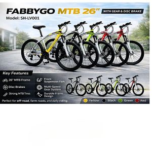 Off Road MTB Bicycle with Disc Brakes