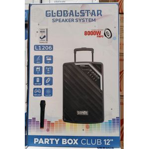 Globalstar portable club 12 inches  trolley portable speaker 