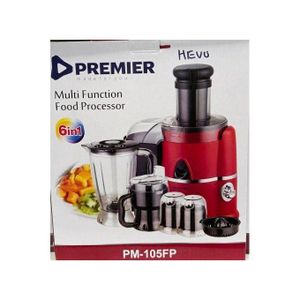 Premier 6 in 1 food processor - RED
