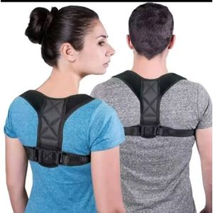 Adjustable Back & Shoulder Posture Corrector Support Brace - Unisex Spinal Alignment & Pain Relief Belt