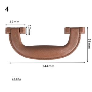 PU Leather balck Shoulder strap handbag bag strap belt DIY accessories  handle with clasp 43 cm and 60cm 1pcs/lot