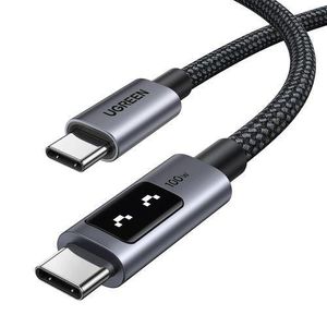 Ugreen Uno Robot USB-C to USB-C 2M Cable L509 – 100W Power Delivery (5A Ultra Fast Charging) – High-Speed Data Sync – Smart E-Marker Chip – Durable Nylon Braided Type-C Cable – Perfect Length 2 Meter Premium Laptop & Phone Charging Cable
