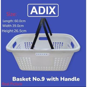 Durable Open Shopping Basket With Strong Handles