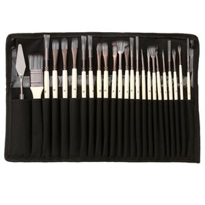 Generic 13pcs Professional Paint Brushes Set Nylon Hair Wooden