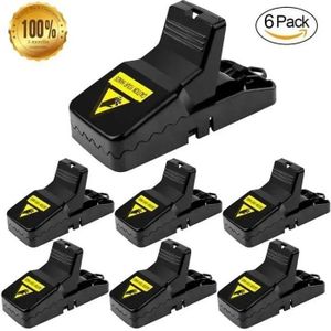 6 Pcs Efficient and Humane Mouse Traps Catch Rodents Quickly and Safely Mousetrap Catcher for Family and Pet with Our Innovative Design