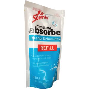 Air Scents NATURAL INTERIOR MOISTURE Absorber Wardrobe Dehumidifier NATURAL REFILL Humidity Absorbing Beads cf