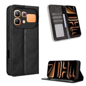 Caseme Leather Flip Cover For Infinix Note 60 Pro 5G Case Magnetic Buckle Shockproof Wallet Covers