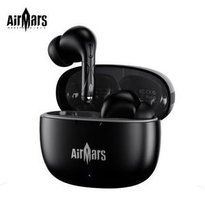 AirMars TWS EarBuds ABW06 Bluetooth 5.4 earphones deep bass, clear calls, and immersive 360° sound, 40-Hr Playtime true wireless Earbuds
