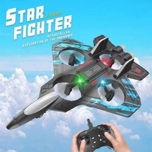 Unbreakable Rc glider flying toy with light jet airplane 2.4G EPP stunts remote control form fighter plane toys, remote control jet fighter, fighter jet