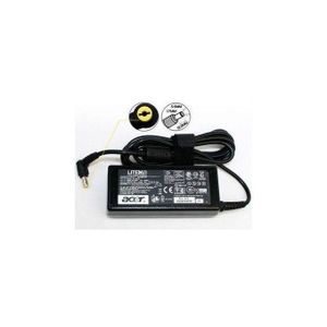 Lenovo Acer Laptop Charger 19V 2.37A  – Small Pin / Yellow Tip Adapter – Complete with Power Cable