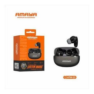 Amaya  ATW-23 Wireless Bluetooth Airbuds – True Wireless, Deep Bass, Touch Control, Long Battery Life