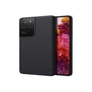 Nilkin  Polycarbonate Case For Samsung Galaxy S21 Ultra S 21 Ultra (6.8" Inch) Super Frosted Hard Back Cover Pc Black Colo