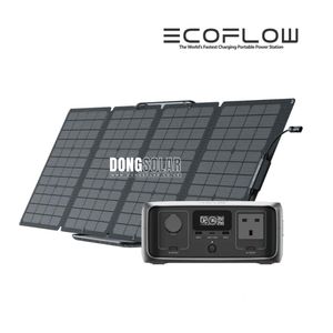 EcoFlow RIVER 3 (245Wh) Portable Power Station + 110W Solar Panel Bundle