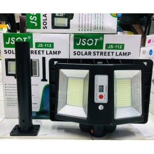 JS-112 200W Solar Street Light with Pole – Outdoor High Brightness Lamp