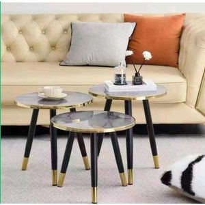 3 in 1  Nesting luxury marble side stool