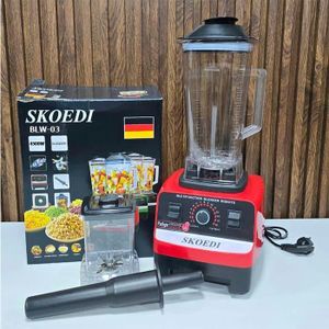 SKOEDI Reliable Quality High Power Compact Design 2-in-1 Heavy Duty 4500 Watts 2.5L High Speed 32000 RPM Large Capacity Double Cup Multifunctional Professional Blender & Grinder