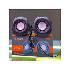 .Kisonli Desktop / Laptop 2.0 USB Multimedia Speaker