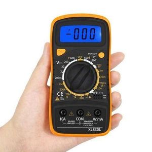 Classic Digital LCD Display Resettable Multifunction Multimeter