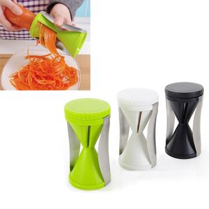 2Pcs Spiralizer Vegetable Slicer,Handheld Spiralizer Vegetable Fruit  Spaghetti Zucchini Noodle Maker Grater Slicer Cutters, Kitchen Gadget  Funnel