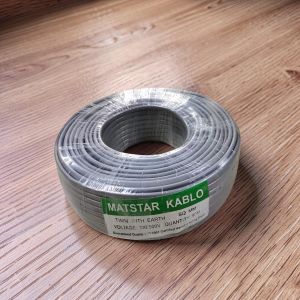 Mat Star 1.5MM 90M Corrosion Resistant Long Lasting Twin With Earth Electrical Wiring Cable 
