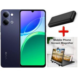 Vivo Y05, 6.74", (4GB Upto 8GB) RAM + 64GB ROM Storage, 6500mAh, (Dual Sim), 8MP, (1 YEAR WARRANTY) - BLACK + FREE GIFTS