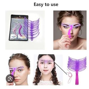 8-Piece Eyebrow Stencil Set – Reusable Brow Shaping Templates (8 Styles)