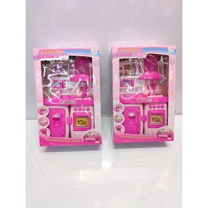 Cooking Fun Kitchen Play Set Battery Operated Kids Pretend Play Kitchen Toy with Lights and Sounds Educational Role Play Simulation Cooking Set Gift for Boys and Girls