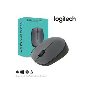 Logitech- Logitech- M170 Wireless Mouse - Black - 2.4GHz Connection