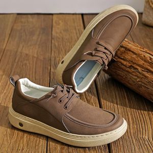 Men's Comfortable Non-slip Casual Gentle Trendy Sneakers Shoes Brown