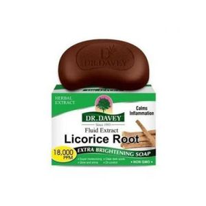 dr davey  Licorice Root Skin Brightening Soap For Dark Spots, Hyperpigmentation, & Scars