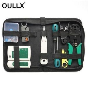 Combination network cable testing toolkit crimp pliers and cable cutter stripper hand tools set