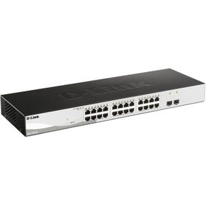 DGS-F1210-26PS 26-Port Gigabit Smart Managed PoE+ Switch with 24 PoE+ Ports & 2 SFP Ports