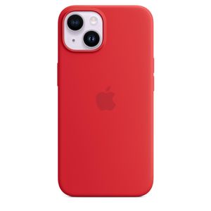 Premium Red Silicone Shockproof Case for iPhone 15 - Soft Touch Slim Fit