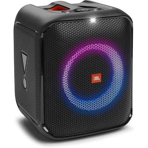 Jbl PARTYBOX ENCORE ESSENTIAL PORTABLE BLUETOOTH SPEAKER, DEEP BASS AND CLEAR HIGHS, IPX4 SPLASH-PROOF DESIGN, 6 HOURS OF PLAYTIME, WIRED MIC INPUT FOR KARAOKE