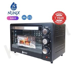 Nunix 20 Litres Baking Oven Electric Rotisserie Oven Perfect For Baking And Grilling