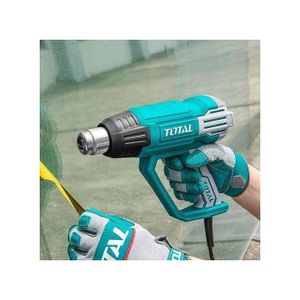 TOTAL HEAT GUN - Hot Air Gun Kit 2000W + Free Nozzle Accessories Premium Heavy Duty - GREEN
